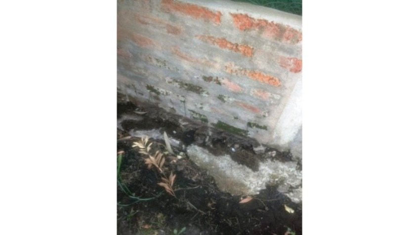 Chapas, una chimenea y materia fecal, todo termina en su patio